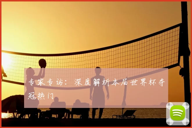专家专访:深度解析本届世界杯夺冠热门