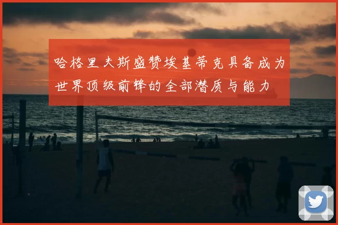 哈格里夫斯盛赞埃基蒂克具备成为世界顶级前锋的全部潜质与能力