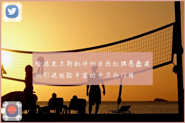 哈格里夫斯批评切尔西红牌愚蠢建议引进经验丰富的中卫和门将