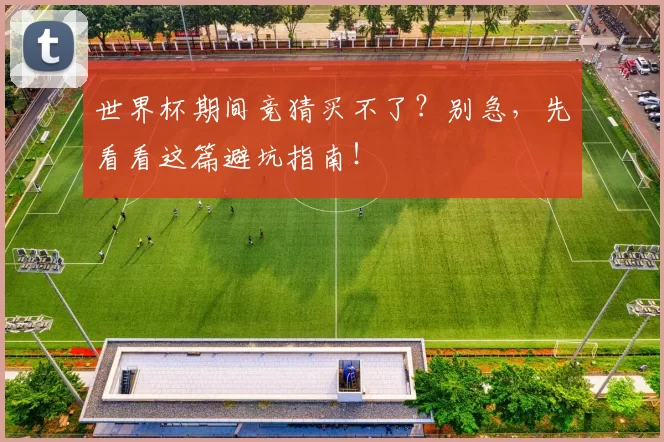 世界杯期间竞猜买不了?别急,先看看这篇避坑指南!