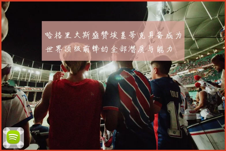 哈格里夫斯盛赞埃基蒂克具备成为世界顶级前锋的全部潜质与能力