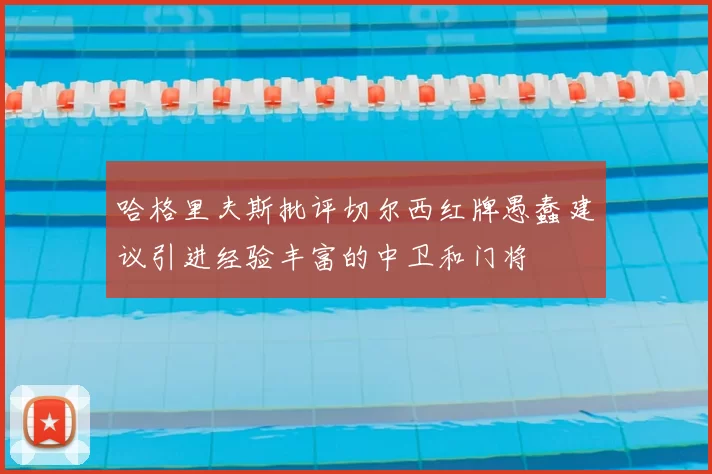 哈格里夫斯批评切尔西红牌愚蠢建议引进经验丰富的中卫和门将